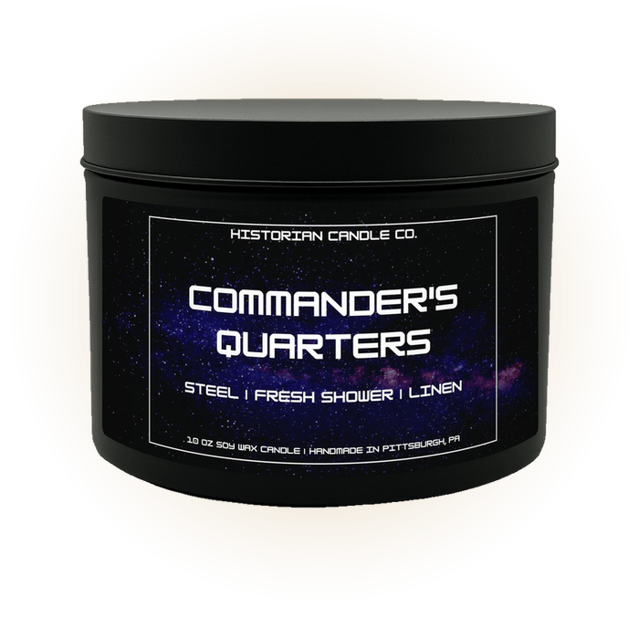Commander's Quarters candle, inspired by Mass Effect