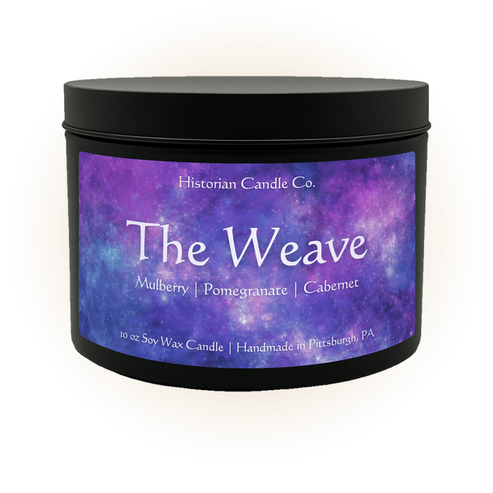 The Weave candle, inspired by Baldur's Gate 3 / Dungeons & Dragons