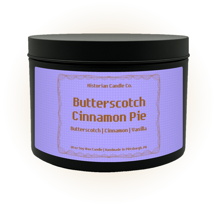 Butterscotch Cinnamon Pie candle, inspired by Undertale