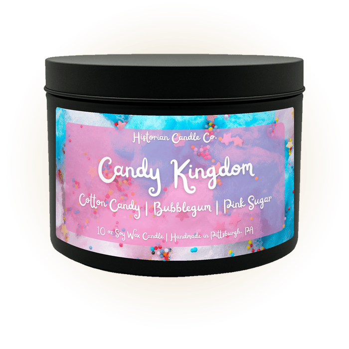 Candy Kingdom candle, inspired by Adventure Time