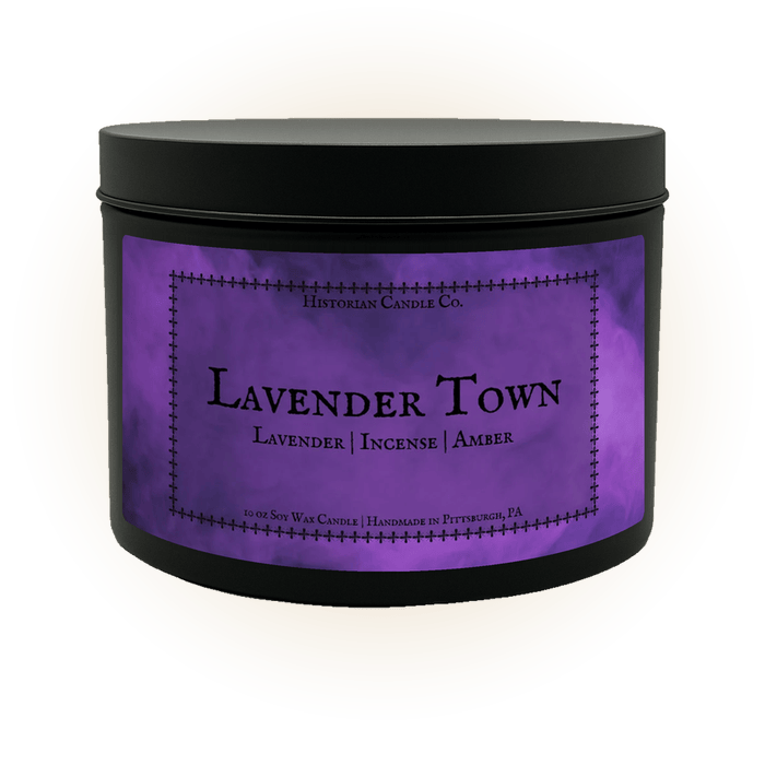 Lavender Town candle, inspired by Pokémon